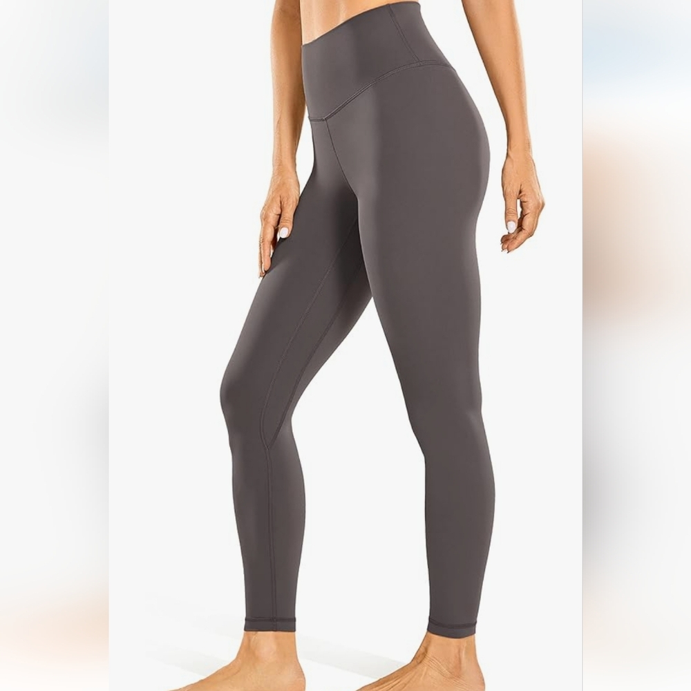 CRZ YOGA Womens Brushed Naked Feeling Workout Leggings‎ High Waisted XS Gray